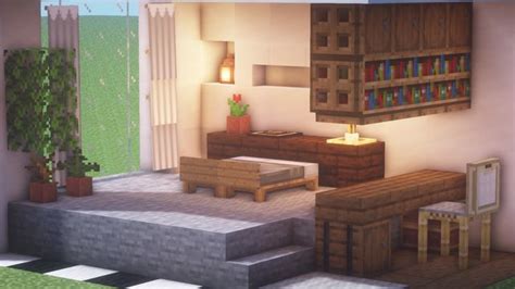 Minimalist Room - DetailCraft | Minecraft room, Easy minecraft houses, Minecraft interior design