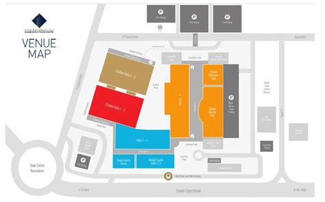 Dubai mall parking map - Map of Dubai mall parking (United Arab Emirates)