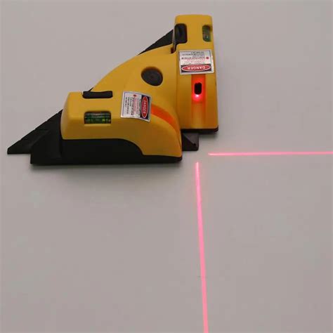 New Professional Right Angle 90 Degree Vertical Horizontal Laser Line Projection Square Level ...