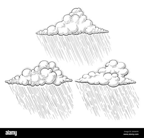 Rain Cloud Drawing