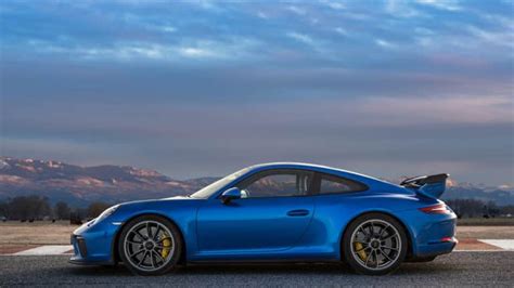 Porsche 911 Gt3 Rs (blue) - High Definition Wallpaper