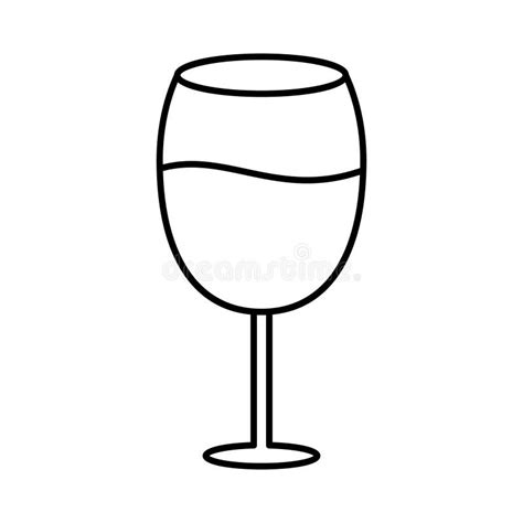 Alcohol Outline Vector Icon Which Can Easily Modify or Edit Stock ...