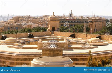 Historical Architecture in the City of Valletta, Malta Stock Photo - Image of buildings ...