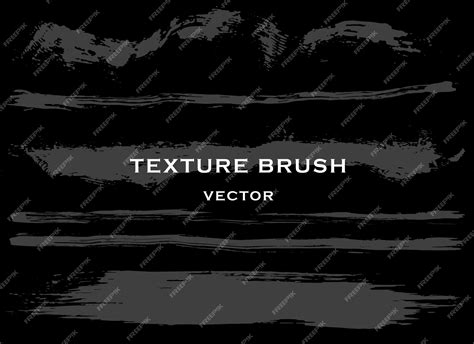 Premium Vector | Texture brush4