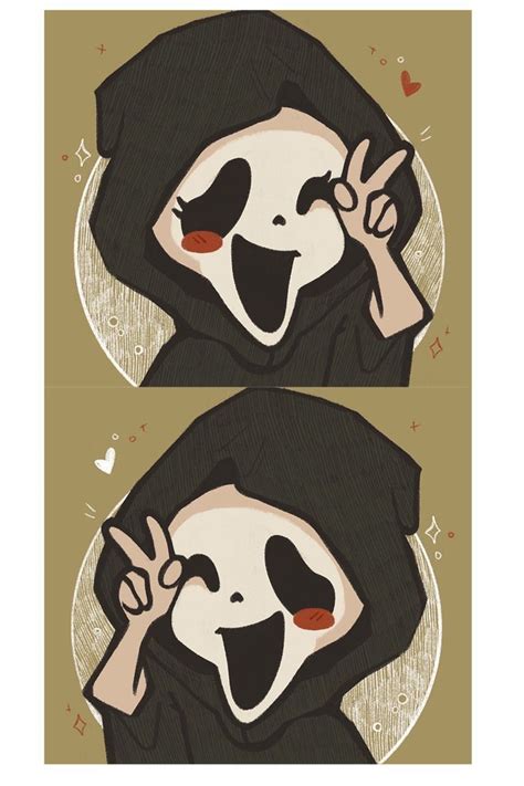 ghostface pfp & matching pfp | Ghostface, Halloween painting, Art wallpaper