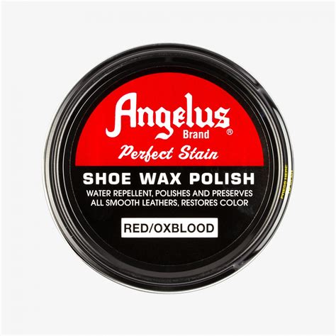 Angelus Red/Oxblood Shoe Wax Polish – Sneaks & Laces