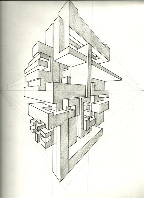 Maze Drawing Based On Two Point Perspective at PaintingValley.com | Explore collection of Maze ...