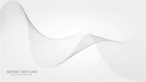 Abstract elegant white background with flowing line waves 3262293 Vector Art at Vecteezy