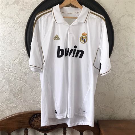 Vintage Adidas Real Madrid Home Bwin Football Jersey 2011/12 - Etsy