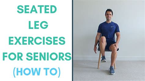 Seated Leg Exercises For Seniors Handout - Infoupdate.org