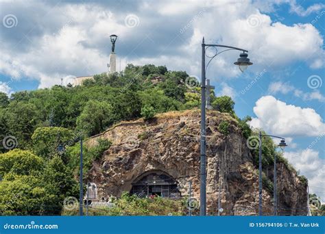 View at Gellert Hill with Liberty Statue in Budapest, Hungary Editorial Photo - Image of ...