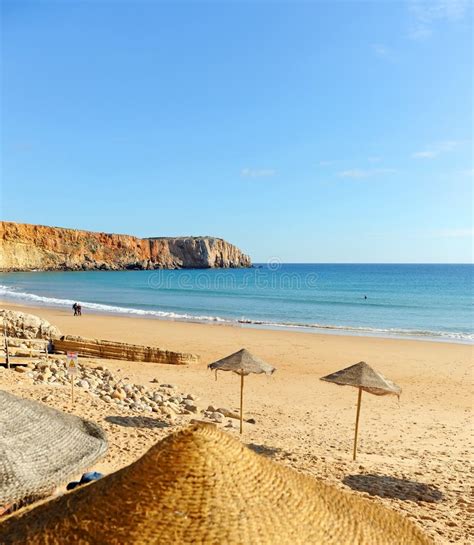 Bay Of Sagres, Beaches Of Algarve, Portugal Stock Image - Image of bathed, paradise: 120214083