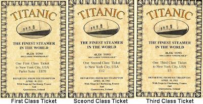 Titanic Ship Tickets