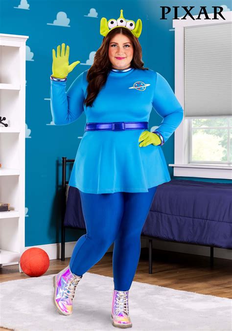 Women's Plus Size Disney and Pixar Toy Story Alien Costume | Disney ...