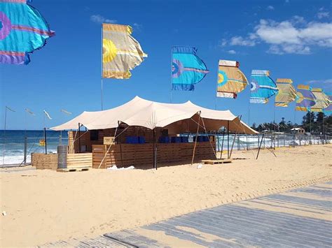 Stretch Tent Installation on Sand - Stretch Structures