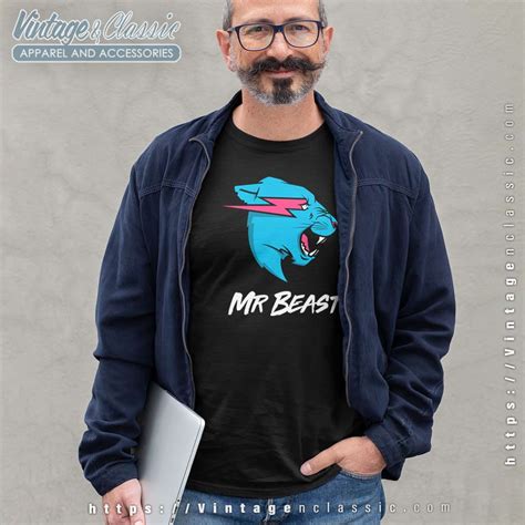 Mr Beast Merch Mr Beast Full Logo Shirt - Vintagenclassic Tee