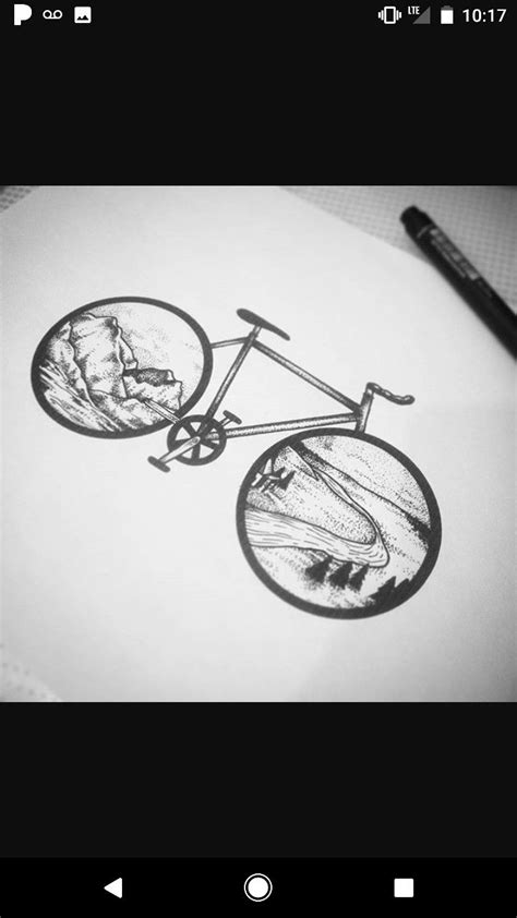 Pin by Melanie on bike tattoo | Bicycle tattoo, Bike tattoos, Cycling ...