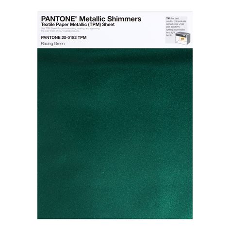 BUY Pantone Metallic Shimmer 20-0182 Racing Grn