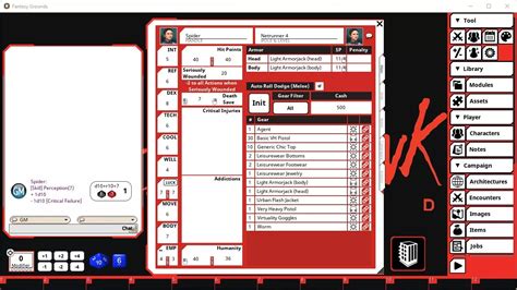 Cyberpunk Red: Core Rulebook for Fantasy Grounds