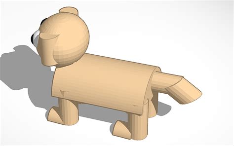 3D design dog | Tinkercad