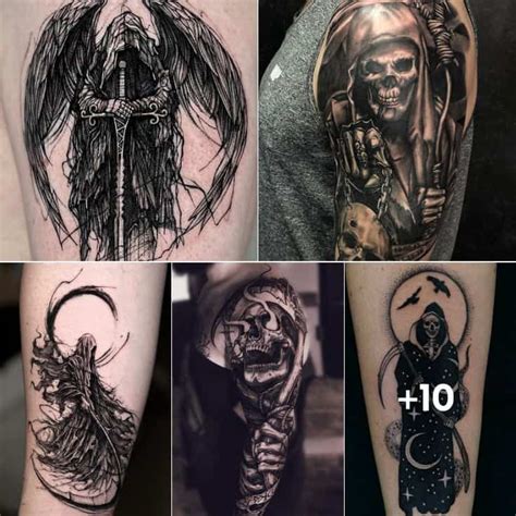 Grim Reaper Tattoo Meaning and 10+ Design Ideas | TattooAdore