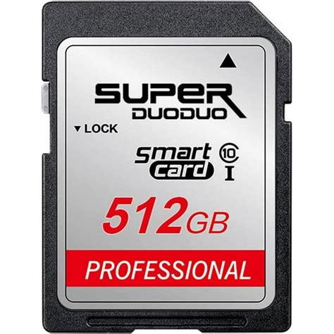 512GB SD Card 512GB Memory Card High Speed Class 10 for Camera Computer ...