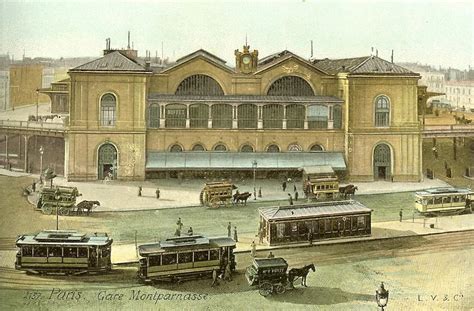 Gare Montparnasse (train station in Paris) built in 1852 was just one ...