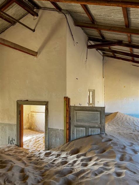 Abandoned City of Kolmanskop in Namibia. Ancient City, Sand in Desert of Africa. Stock Image ...