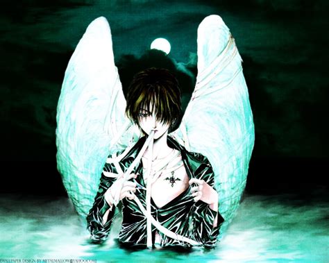 Angel Sanctuary : Manga Fantasy Dark Angels Wallpaper Free Desktop ...