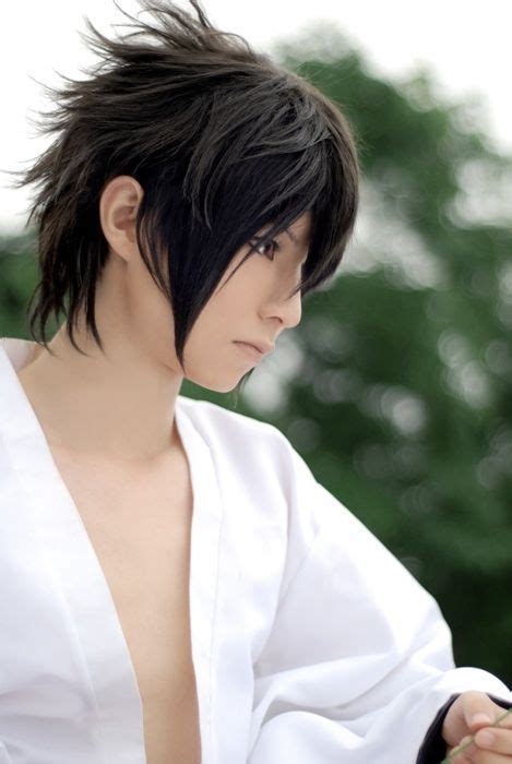 Sasuke cosplay. The hair is so cool