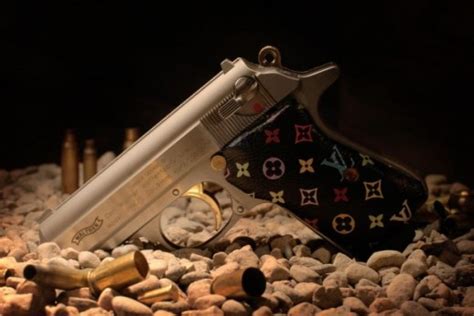 Louis Vuitton Grip Guns Now Available at Las Vegas Shooting Range | Signature9