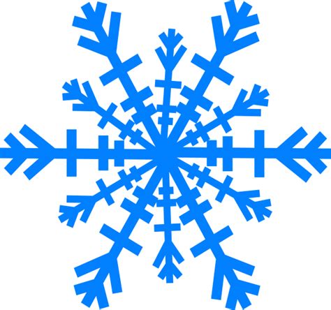 Snowflake Clip Art at Clker.com - vector clip art online, royalty free ...