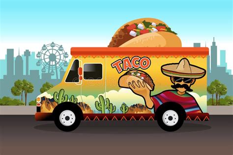 Taco Truck Stock Illustrations – 942 Taco Truck Stock Illustrations ...