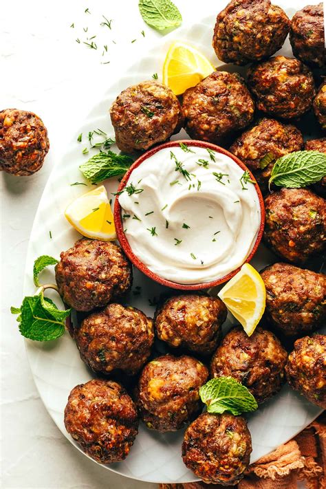 Greek Meatballs Recipe | Gimme Some Oven