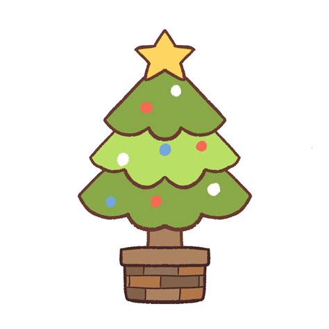 Animated illustration of a Christmas tree | UGOKAWA