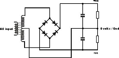 rectifier - Connecting center-tapped transformer to earth ground; or, why am I being ...