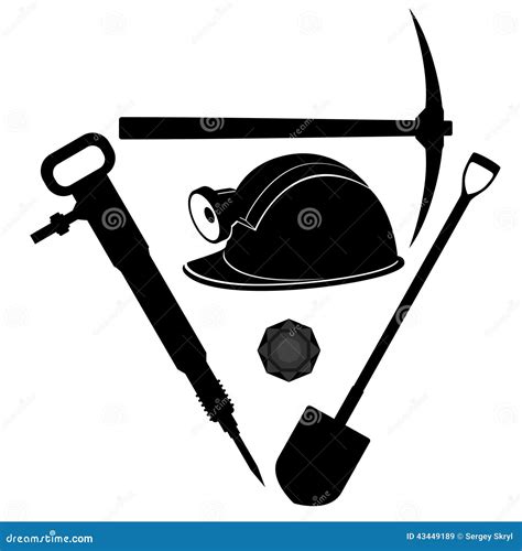 Miner Tool Stock Vector - Image: 43449189