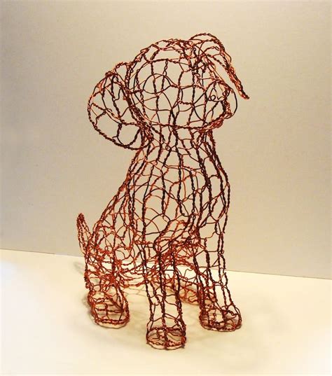 91 best wire art - dogs images on Pinterest | Wire work, Wire art and ...