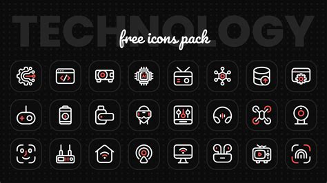 Technology Icons Set for PowerPoint, and Google Slides - PowerPoint School