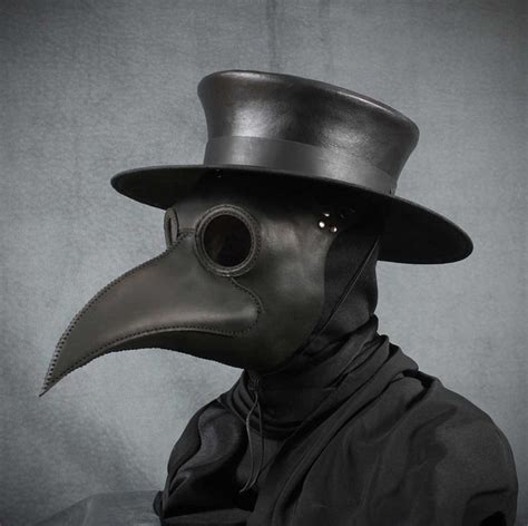 Plague Doctor Masks — Tom Banwell Designs | Black plague mask, Plague mask, Plague doctor