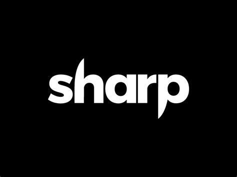 Sharp - Logo Design by Tom Hayes on Dribbble