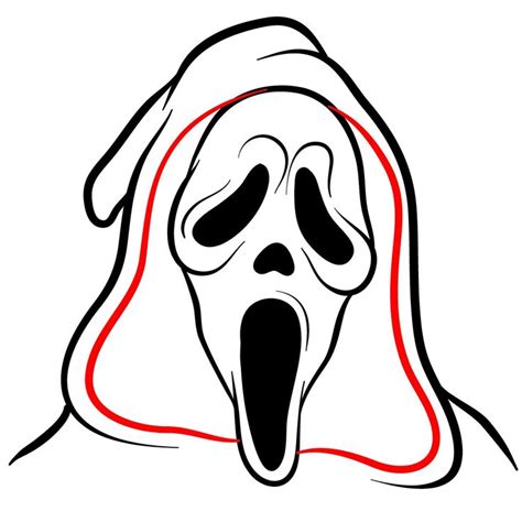 a screamy ghost with its mouth open and tongue out in front of the viewer