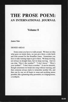 The Prose Poem: An International Journal | Providence College