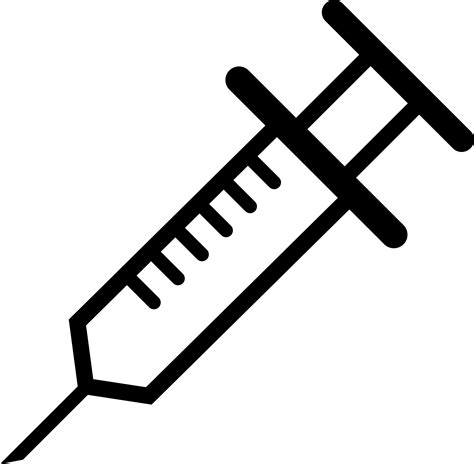 Free Syringe Clipart Black And White, Download Free Syringe Clipart ...