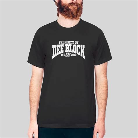 Property Of Dee Block Duke Dennis Merch Shirt | Hotter Tees