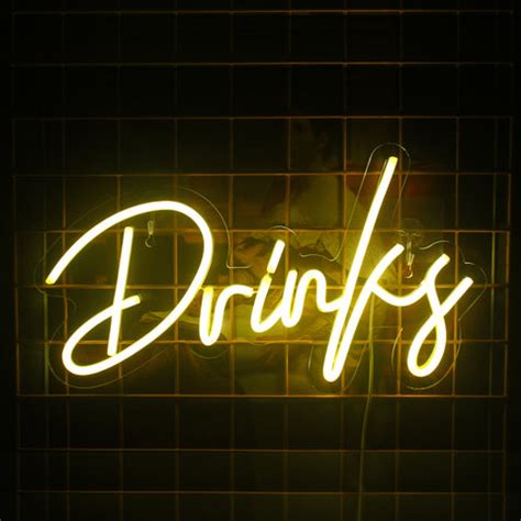 Drinks Neon Sign – Neon Art Designs