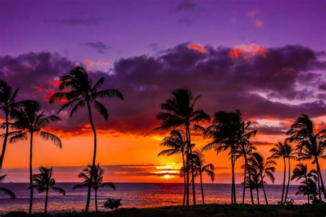 Hawaiian Sunset Wallpapers - Wallpaper Cave