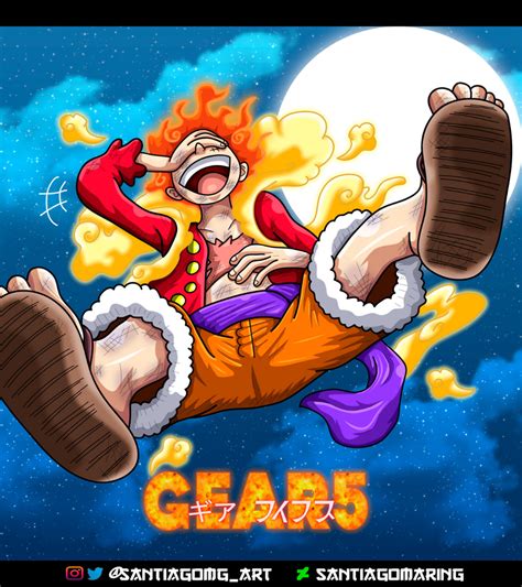 Luffy Gear 5 by SantiagoMarinG on DeviantArt in 2022 | Luffy gear 5, Luffy, One piece gear 5