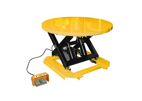 ESP Electric Rotating Lift Table 360 ° Rotating Stationary Lift Platform Capacity 2000Kg