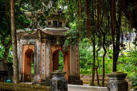 The Temples of Hoa Lu at Ninh Binh in Vietnam Stock Photo - Image of ...